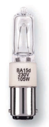 Lampada alogena tubolare BA15d 150W