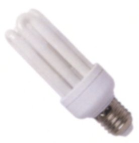 LAMPADA 4 TUBI 4U T3 15W E27 LUCE CALDA 82-2700K