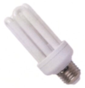 LAMPADA 4 TUBI 4U T3 20W E27 LUCE CALDA 82-2700K