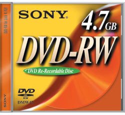 DVD RISCRIVIBILE 120 MINUTI 4,7GB