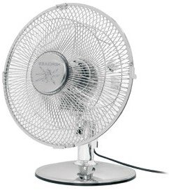 VENTILATORE DA TAVOLO CROMATO D.30