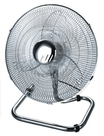 VENTILATORE DA TERRA CROMATO D.45