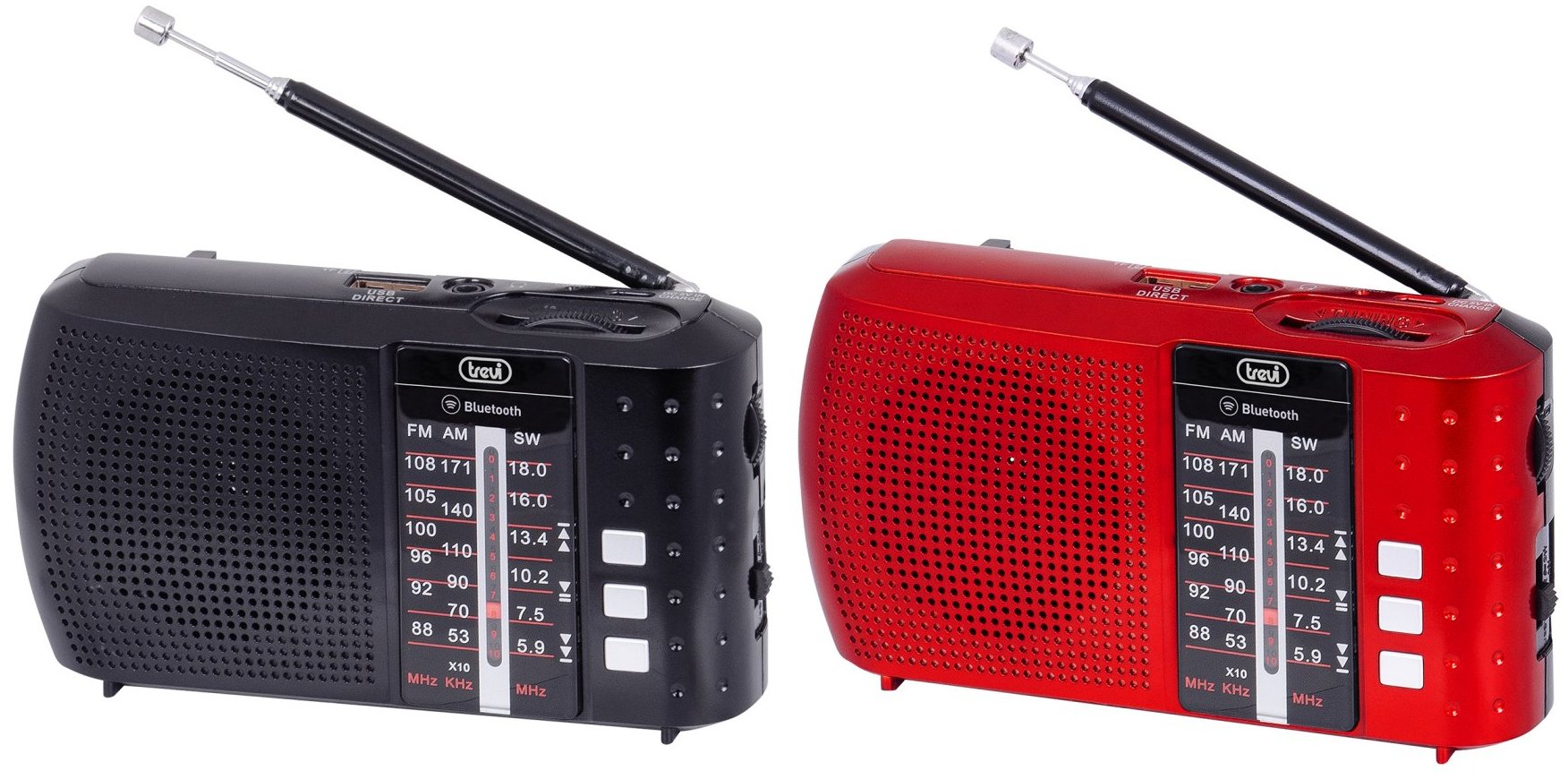 RADIO PORTATILE MULTIB. C/LETT SD + BLUETOOTH RS/NE TREVI