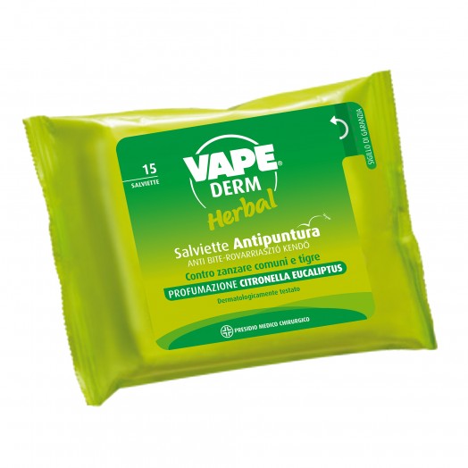 SALVIETTE DERM HERBAL 15PZ VAPE