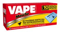 20 PIASTRINE PER MOSCHE E ZANZARE PER ELETTROEMANATORE