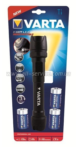 3W LED INDESTRUCTIBLE 3C RESISTENTE DA 9MT