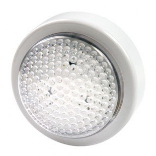 LAMPADA A TOCCO TONDA BIANCA 3 LED 100x50mm