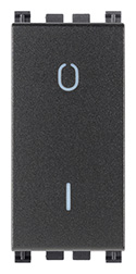 INTERRUTTORE 2P 16AX GRIGIO