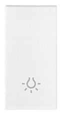 TASTO 1M SIMBOLO LUCE BIANCO
