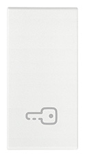 TASTO 1M SIMBOLO CHIAVE BIANCO