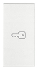 TASTO 1M SIMBOLO CHIAVE ASSIALE BIANCO