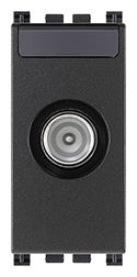 PRESA TV-RD-SAT PASSANTE GRIGIO
