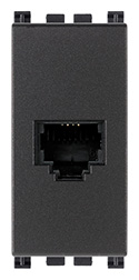 PRESA RJ11 6/4 GRIGIO