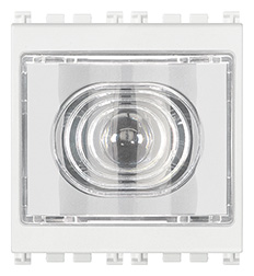 TORCIA ELETTRONICA PORTATILE 230V BIANCO