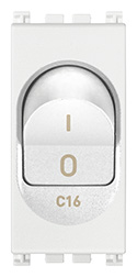 INTERRUTTORE MT 1P+N C16 120-230V BIANCO