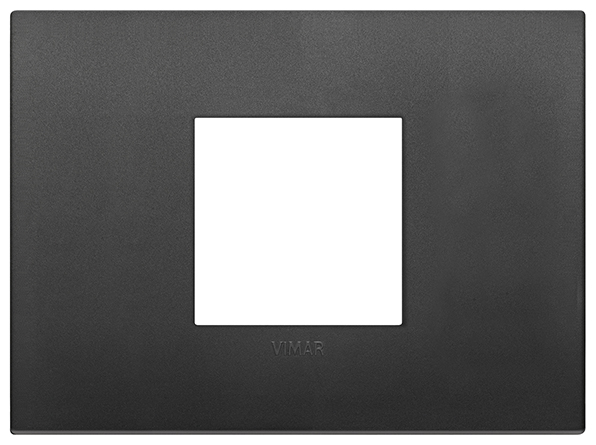 PLACCA CLASSIC 2M CENTRALI NERO