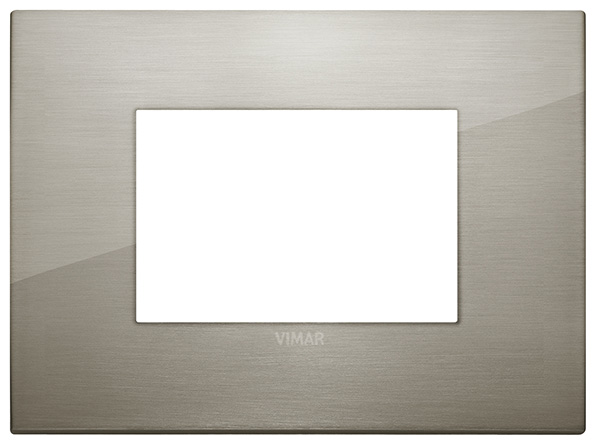 PLACCA CLASSIC 3M ACCIAIO SPAZZOLATO