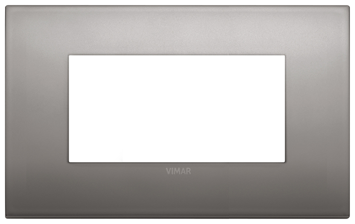 PLACCA CLASSIC 4M NICHEL NERO