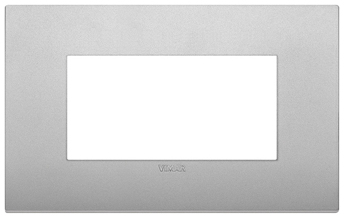 PLACCA CLASSIC 4M SILVER MATT