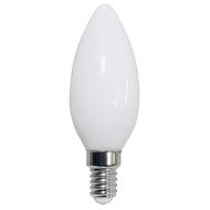 LAMP.LED OLIVA OPALE E14 4,5W 2700K 470LM 320°35X97 FILOLED