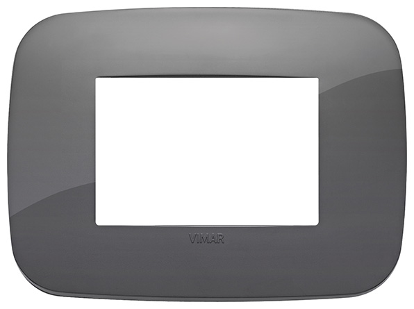 PLACCA ROUND 3M GRIGIO