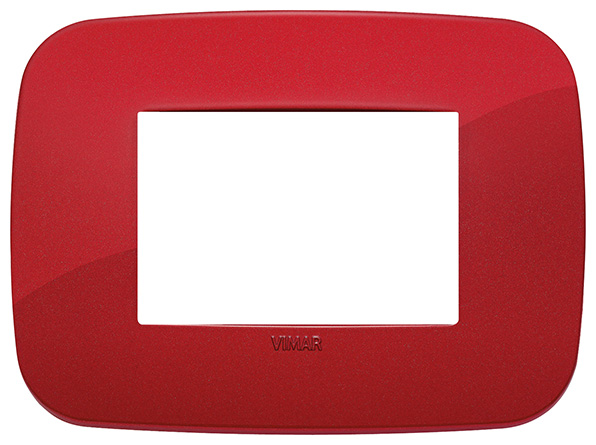 PLACCA ROUND 3M ROSSO