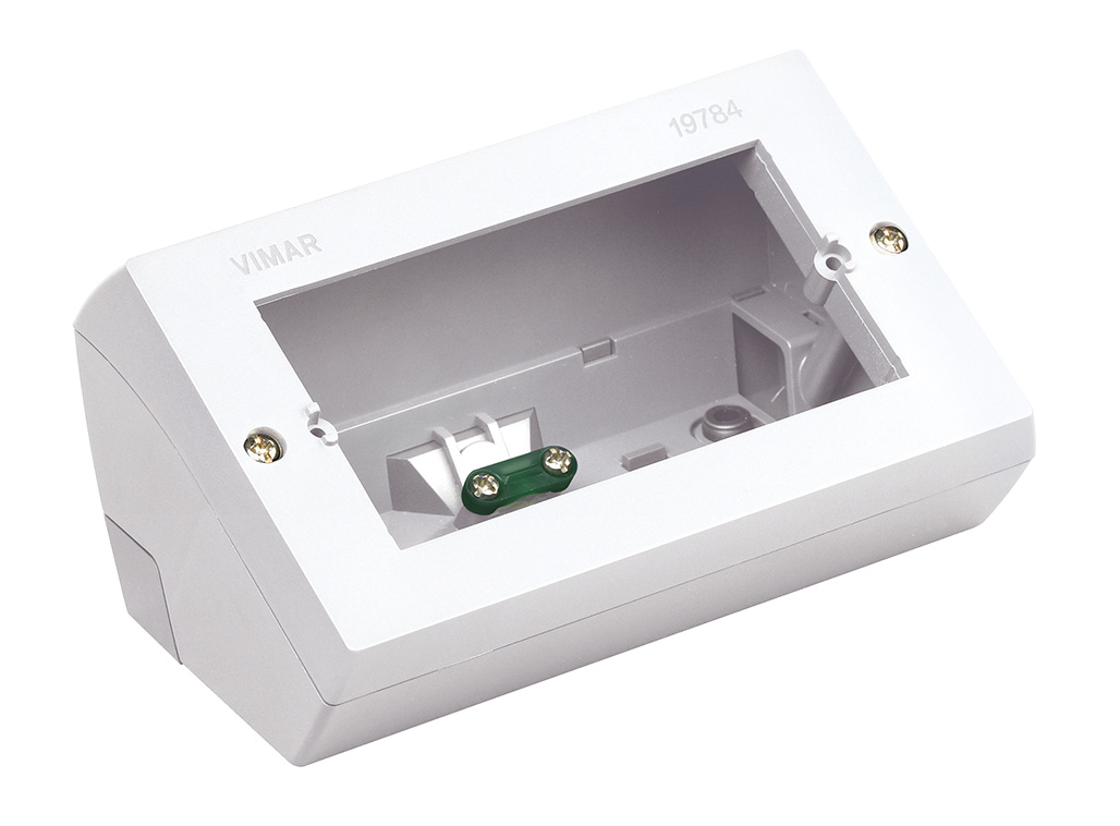 SCATOLA DA TAVOLO 4M BIANCO SERIE ARKE'