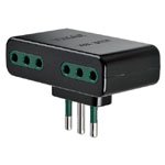 Adattatore mult. S11+4P11 nero 10A