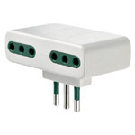 Adattatore mult. S11+4P11 bian 10A