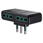Adattatore mult. S17+4P17/11 nero 16A