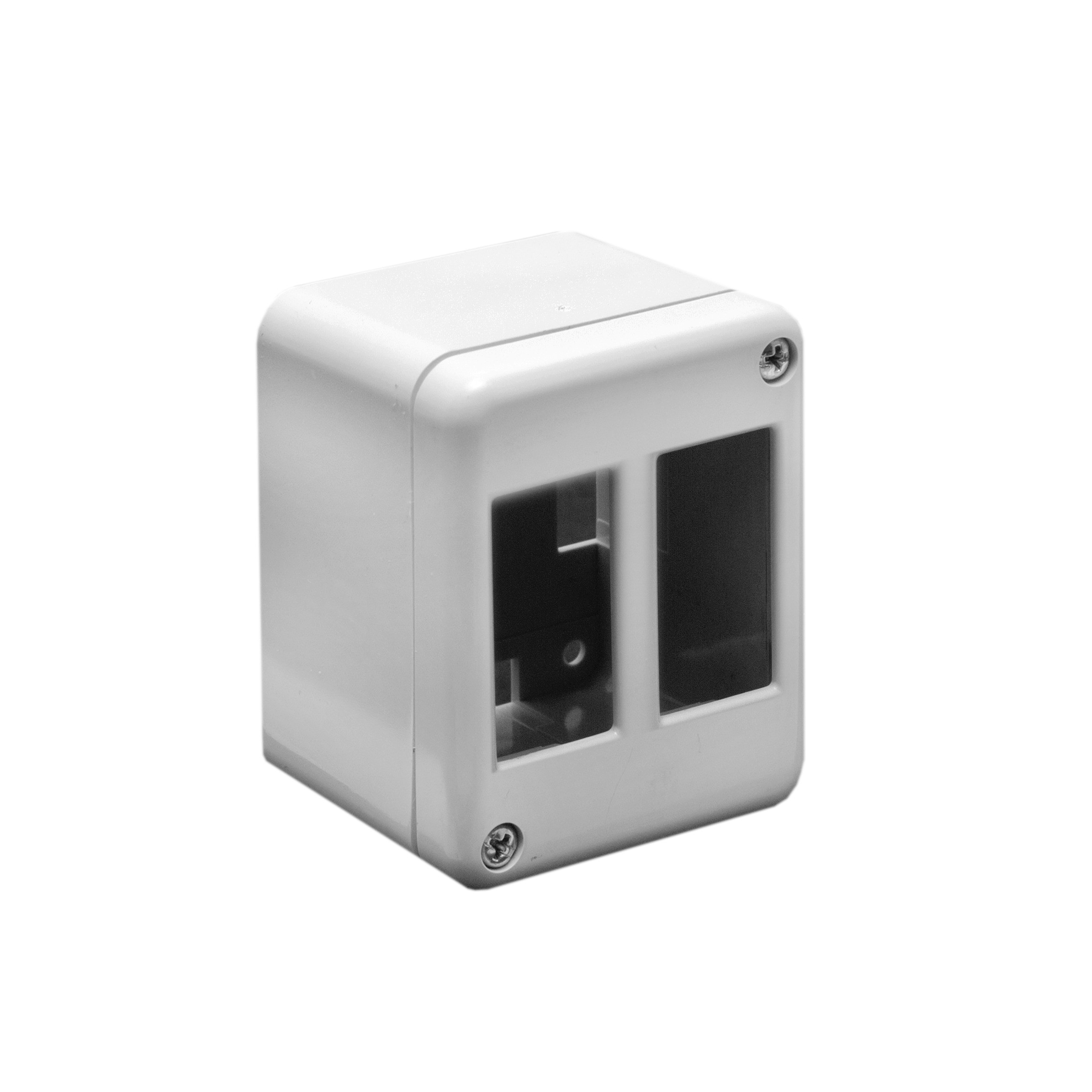 Scatola parete 2 fori bianca serie Magic BTicino o compatibili x minicanale