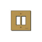 Placca 2M allum. viti bronzo