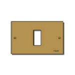 Placca 1M allum. viti bronzo