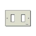 Placca 2M allum. viti oro