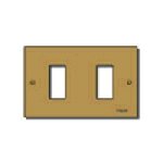 Placca 2M allum. viti bronzo