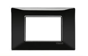 Placca 3M allum. viti nero
