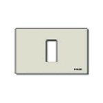 Placca 1M allum. scatto oro