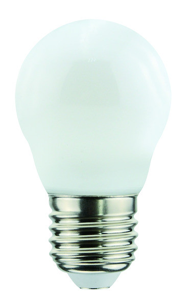 Lampada FILOLED sfera 6,5W E27 opale bianco latte 3000°K 320°