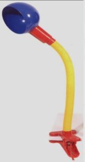 LAMP.DA TAVOLO CON PINZA MULTICOLOR
