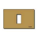 Placca 1M allum. scatto bronzo