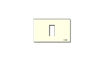 PLACCA 1F BIANCO - ARGENTO