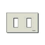 Placca 2M allum. scatto oro