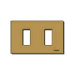 Placca 2M allum. scatto bronzo