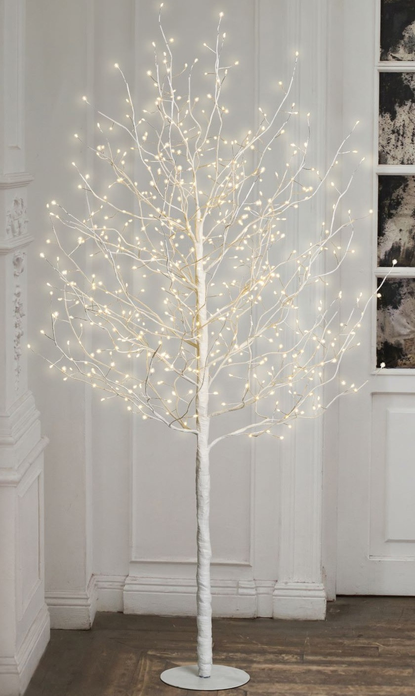 Albero Ramo LECCIO Bianco FlashLED
