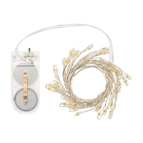 Catena MiniCluster 45 MicroLED ø6cm a batteria 90cm