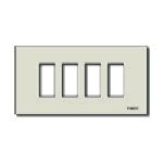 Placca 4M allum. scatto oro