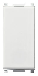 Pulsante 1P NC 10A 250V BIANCO
