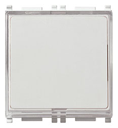 Pulsante targhetta 1P NO 10A 2 V5 250V BIANCO