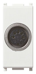 Presa connettore 5P DIN 41524 BIANCO
