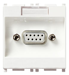 Presa connettore 9P SUB D BIANCO
